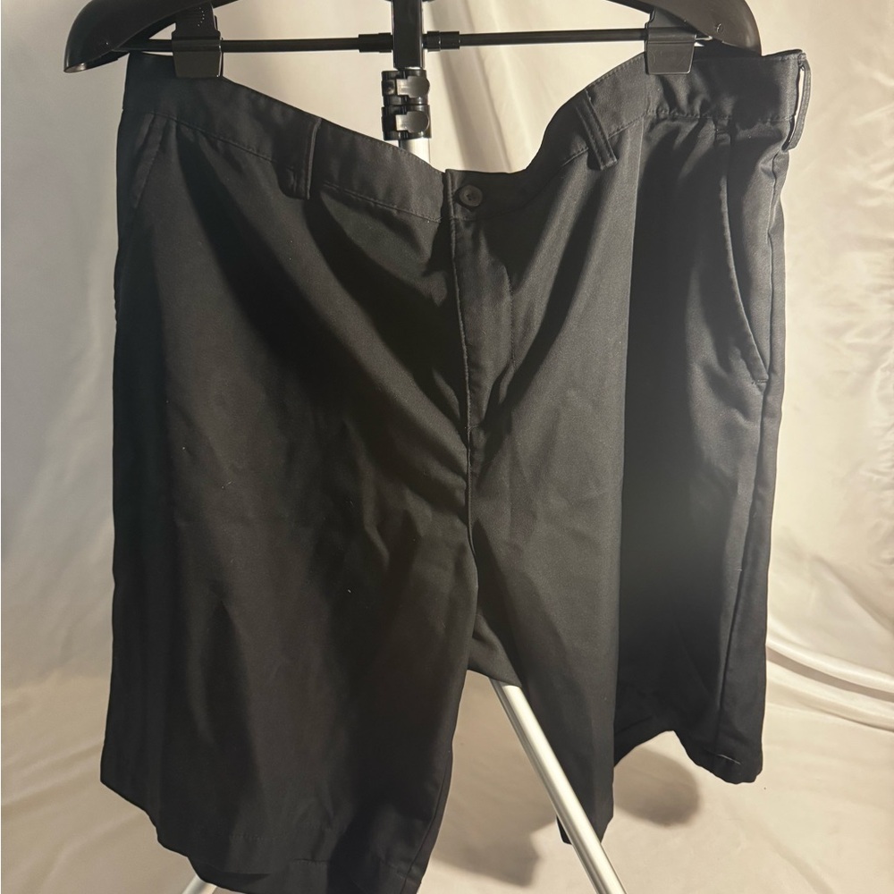 Men's Black Golf Shorts